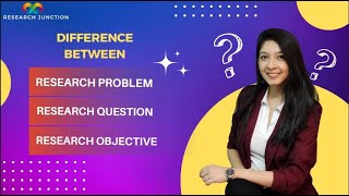 Difference between Research PROBLEM, Research QUESTION & Research OBJECTIVE | Pallavi Datta