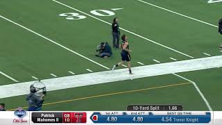 Patrick Mahomes combine stats