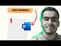 Word 2026: Add Page Numbers to Any Document (Easy)