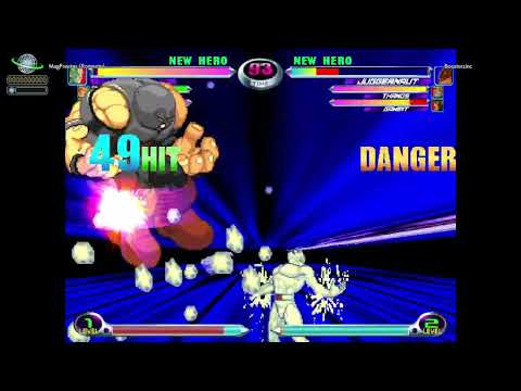 MvC2: Romneto - Iceman Kara Cancel Arctic Attack High Damage Combo vs Juggs .:10.8.24:.
