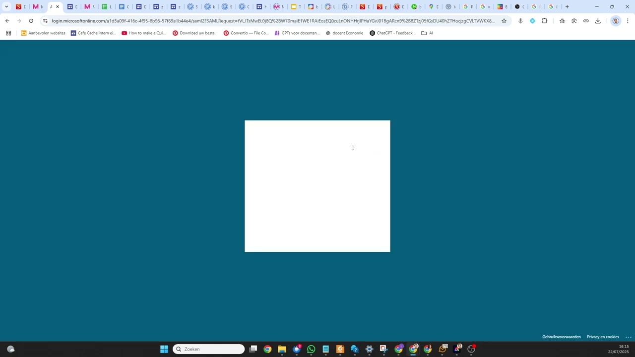 Hoofdstuk 1: inloggen google drive