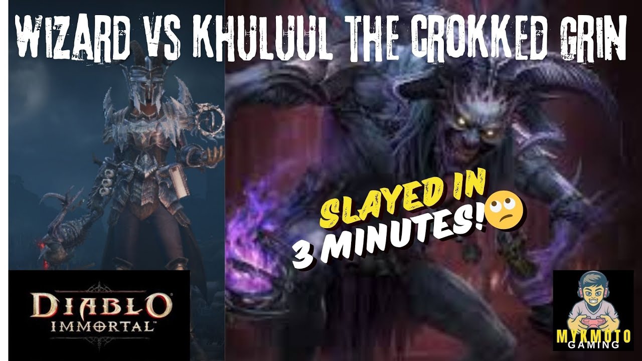 Diablo Immortal SOLO Gameplay Helliquary Raid "Hell 2"(Wizard Vs. KHULUUL) in 3 minutes