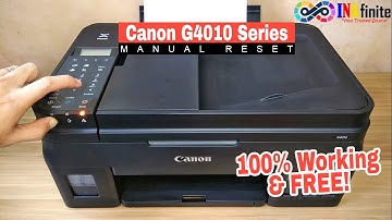 How to Manual Reset Canon G4010 G4210 G4410 G4411 Printer Fix 5B00 and 1700 Error | INKfinite