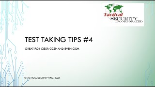 CISSP/CISM/CCSP Test Taking Tip #4. Is there an all encompassing answer?