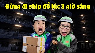 Đừng Đi Ship Đồ Lúc 3 Gờ Sáng ?!! bqThanh và Ốc Làm Shipper Trong Night Delivery screenshot 4