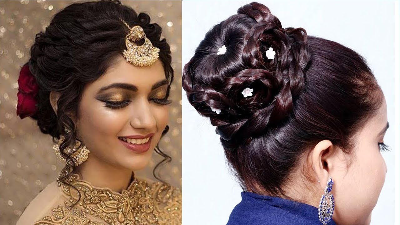 Easy Bun Hairstyle for Home  Work  Indian Hairstyle  Bun Hairstyles  Juda  Hairstyle  YouTube