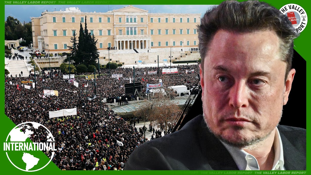 Greek Workers STRIKE Against Musk-Style Austerity