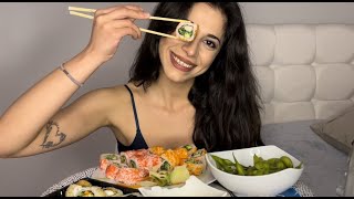 🍣 SUSHI YİYORUM! 🍣 SUSHI MUKBANG ASMR TÜRKÇE