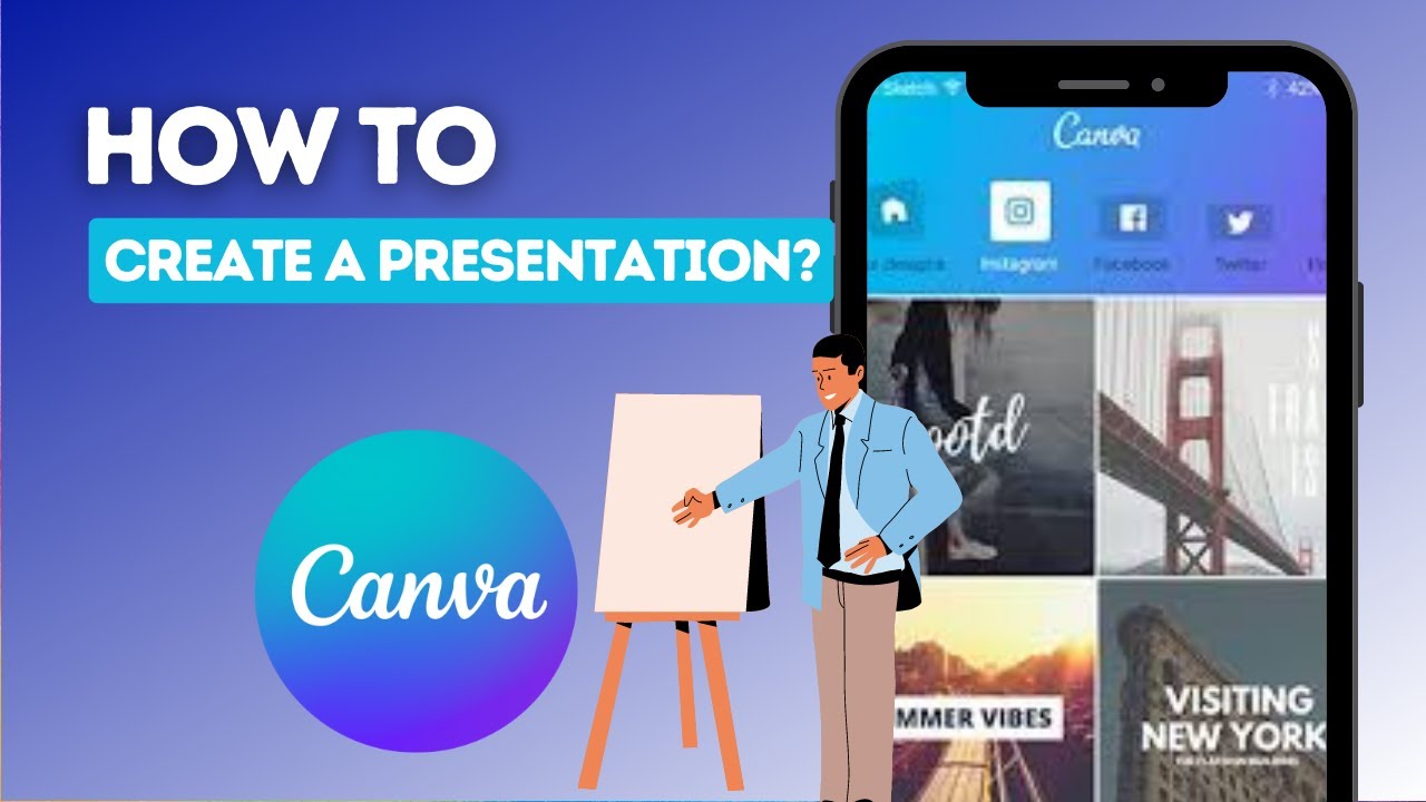 how to create talking presentation in canva