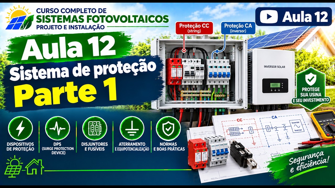 Aula 12: Sistema de proteção para sistemas fotovoltaicos_Parte 1_NBR16690