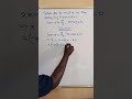 Solving Simultaneous Equation.