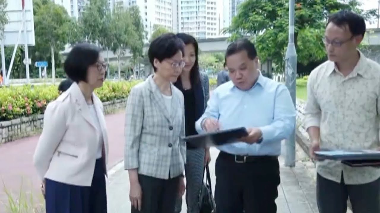 Carrie Lam learns of damages caused by violent HK protests