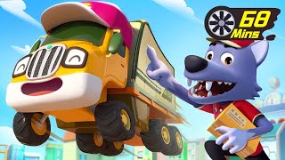 Delivery Truck Rescue Team | Police Car, Construction Truck | Kids Songs | BabyBus  Cars World