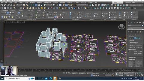 3DsMax Tutorials, Learn 3D Modeling  an Exterior using AutoCad Plan from Scratch in 3Dsmax. Part 3