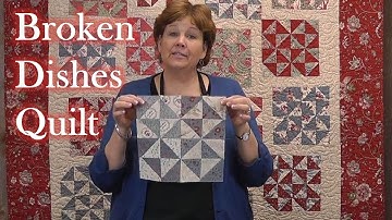 Broken Dishes Quilt Using Precut Fabrics