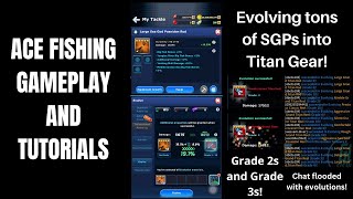 Ace Fishing - Evolving TONS of SGPs to Titans! (CRAZY EVOLUTIONS!) screenshot 5