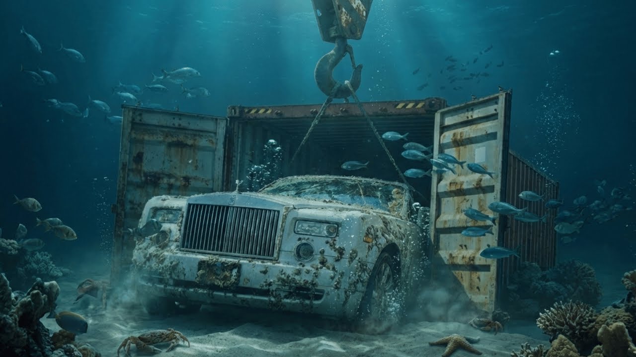 SHOCKING: Found a $400,000 White Rolls-Royce in a Sunken Container!