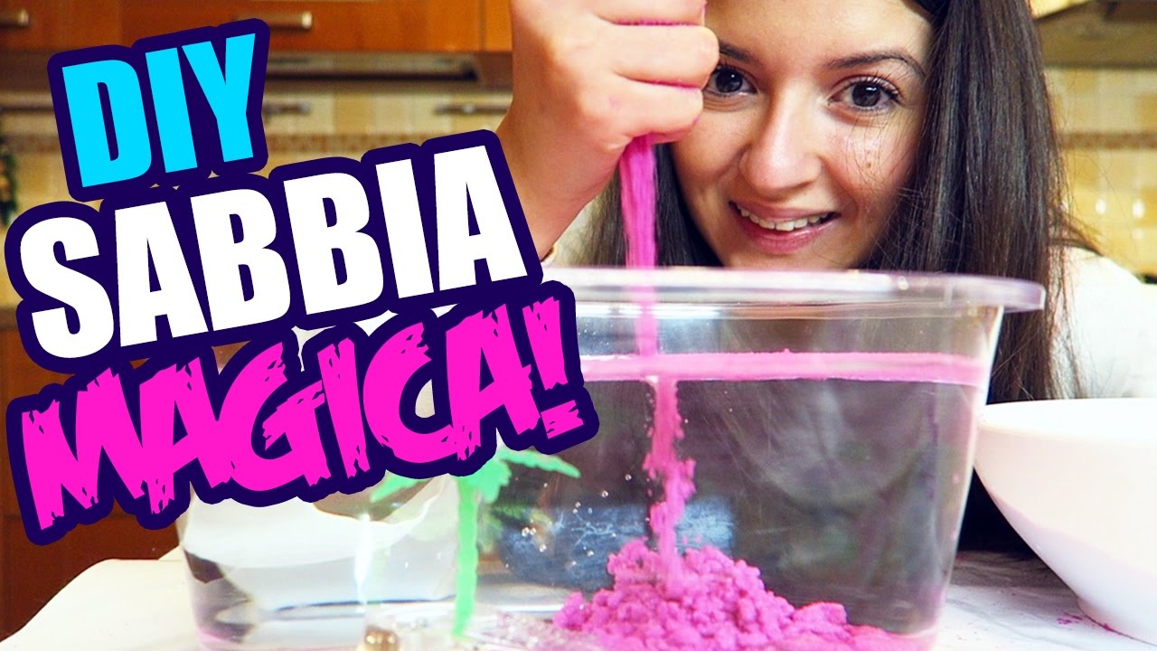 COME FARE LA SABBIA MAGICA! - DIY Magic Sand (Esperimenti Pazzi) #15 