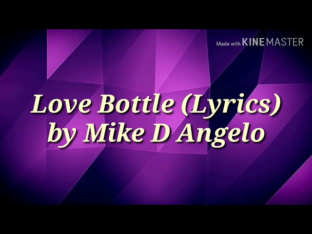 Mike D Angelo - Love Battle (Lyrics) class=