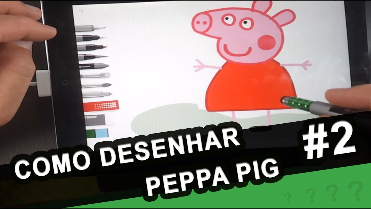 como desenhar a peppa pig passo a passo. #peppapig #desenhossimples