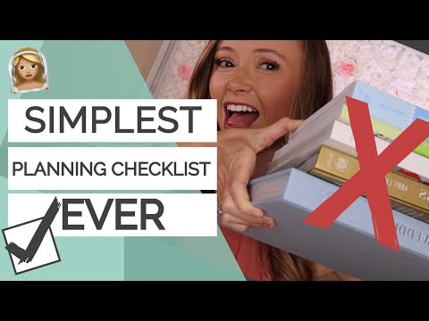 SIMPLEST Wedding Planning