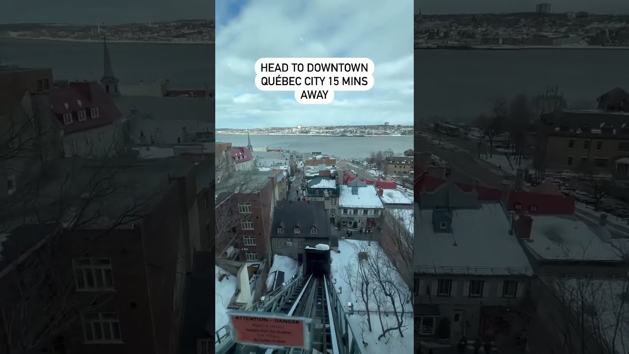 Québec City Itinerary 🇨🇦 It is good to start the day with Montmorency Falls as you can hike, get