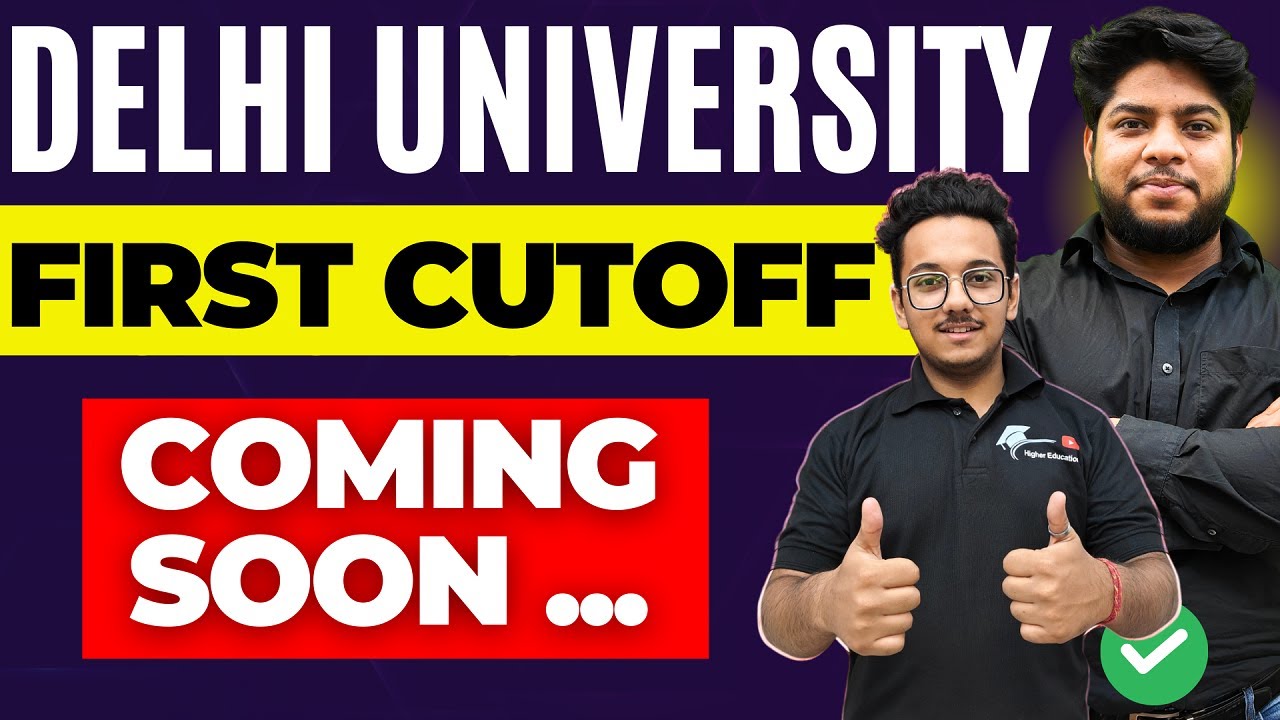 DU First Cutoff Delhi university Big Update Important Instructions Uohere