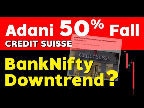 Credit Suisse & Adani Group | Nifty BankNifty & Stocks Analysis for 2 Feb 2023 | Chart Commando