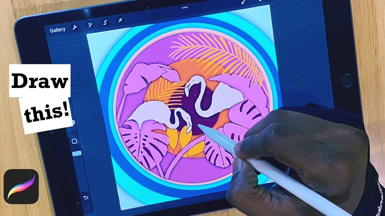 How to create Realistic Cut paper effect in Procreate | Lark ProArt ...