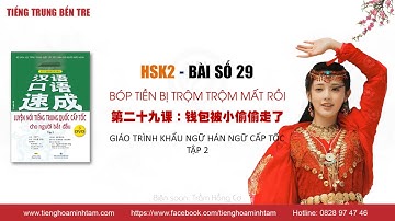 Giáo trình khẩu ngữ cấp tốc - Tập 2 - Bài 29：钱包被小偷偷走了