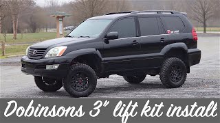 Lexus GX470 - Dobinsons 3 inch lift with  rear extended travel install