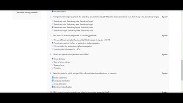 NPTEL Deep Learning IIT Ropar week 11 solutions 2023