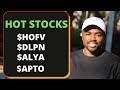 HOT STOCKS | Pre-Market Gainers - HOFV stock, DLPN stock, ALYA stock, APTO stock