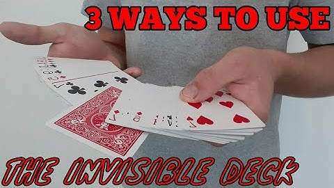 3 INCREDIBLE Ways to Use the Invisible Deck