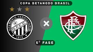 OPERARIO X FLUMINENSE | Copa Betano Do Brasil | 5ª Fase | Simulação PES 21 (Gogosz Patch)