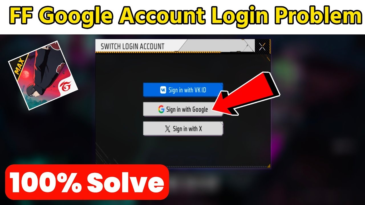 free fire google account login problem | free fire login problem | free ...