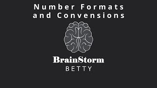 Maths Lit 001 Number Formats and Conventions