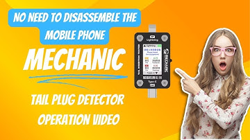 MECHANIC T-824SE Phone Tail Insertion Detector Digital Display Current Power Check | Operation Video