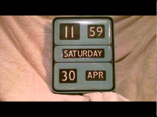 Cifra 6 Palette Clock by Gino Valle for Solari, Udine, 1960s