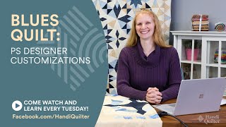 Blues Quilt: PS Designer Customizations