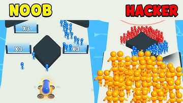 NOOB, PRO, HACKER in Mob control gameplay android,ios👈👈👈