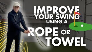 Drill to Improve Your Golf Swing - using just a rope or towel!
