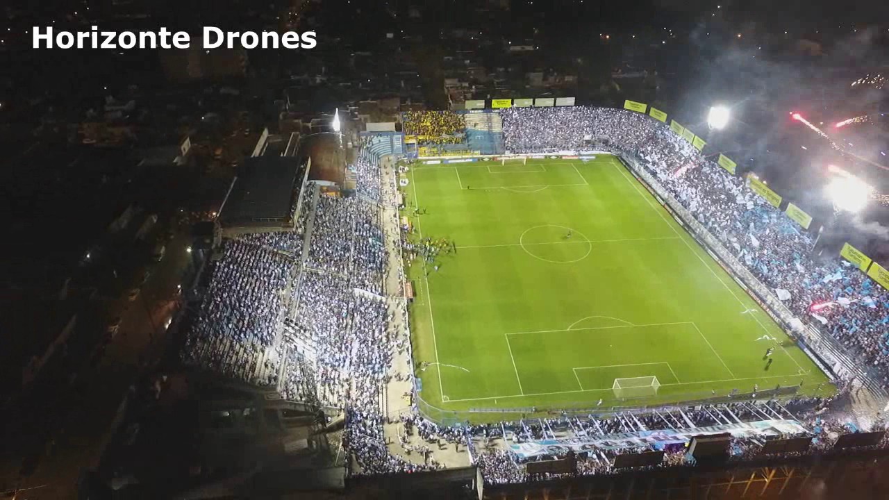 Atletico Tucuman Vs Penarol Recibimiento Visto Desde Un Drone Youtube
