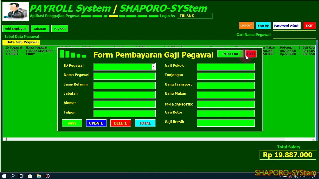 payroll system - YouTube