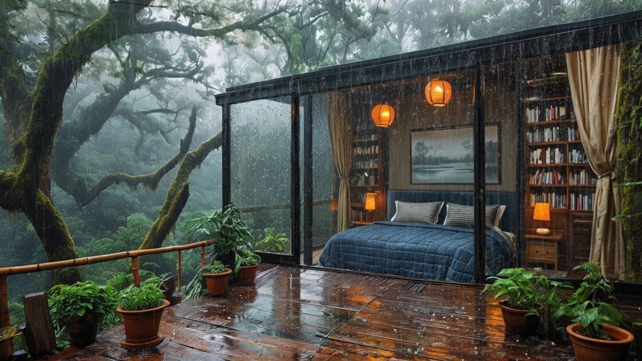 Rain Sounds for rest- Soft Rain & Rain Sounds for Fast Sleep, Study ...