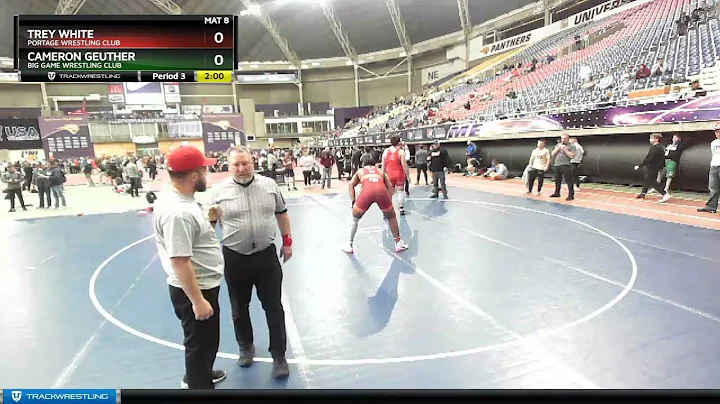 285 Lbs Champ. Round 1 - Cameron Geuther, Big Game Wrestling Club Vs Trey White, Portage Wrestling