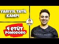 YARIYIL TATİL KAMPI👉 Benimle Beraber Çalış | 4 Etüt