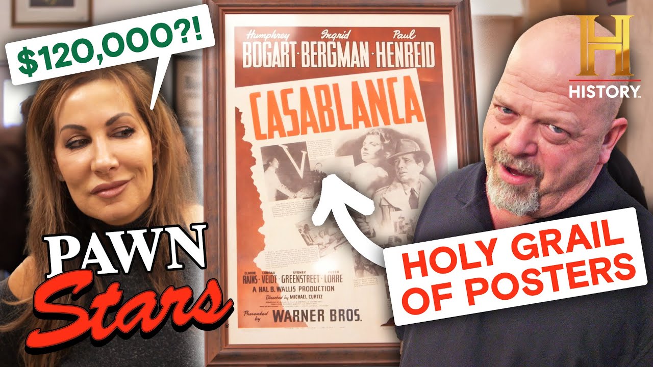 Top 7 MARVELOUS Movie Posters (Pulp Fiction, Casablanca, & More!) | Pawn Stars