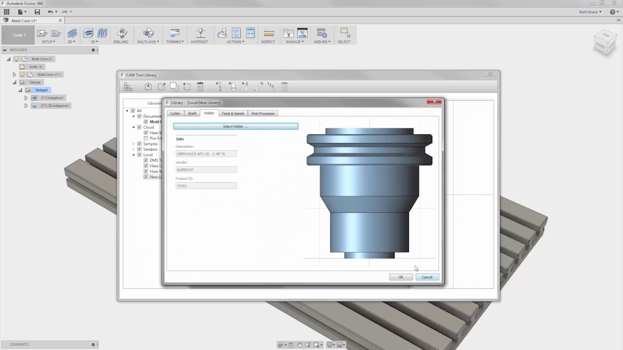 Fusion 360 Tool Library YouTube