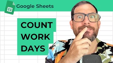 Hoe werkdagen te tellen in Google Sheets